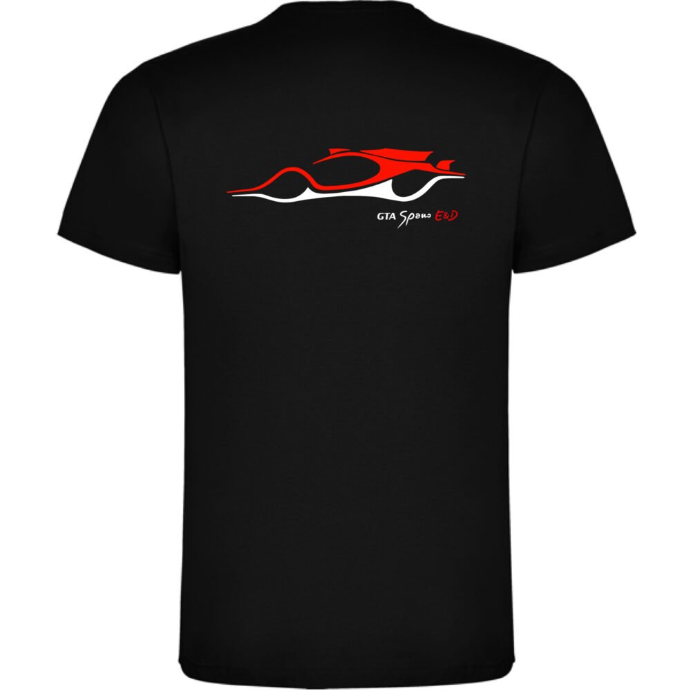 Camiseta algodón - Silueta GTA Spano E&D - Negro