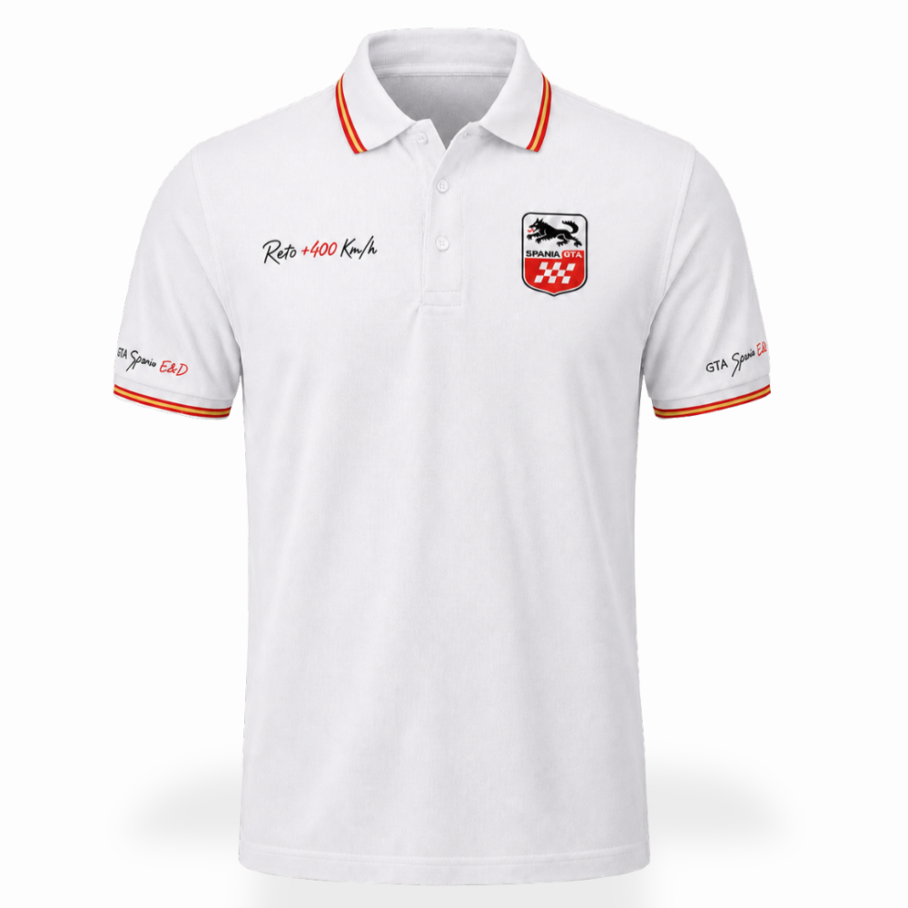 Polo piqué - Hombre R+400 - Blanco