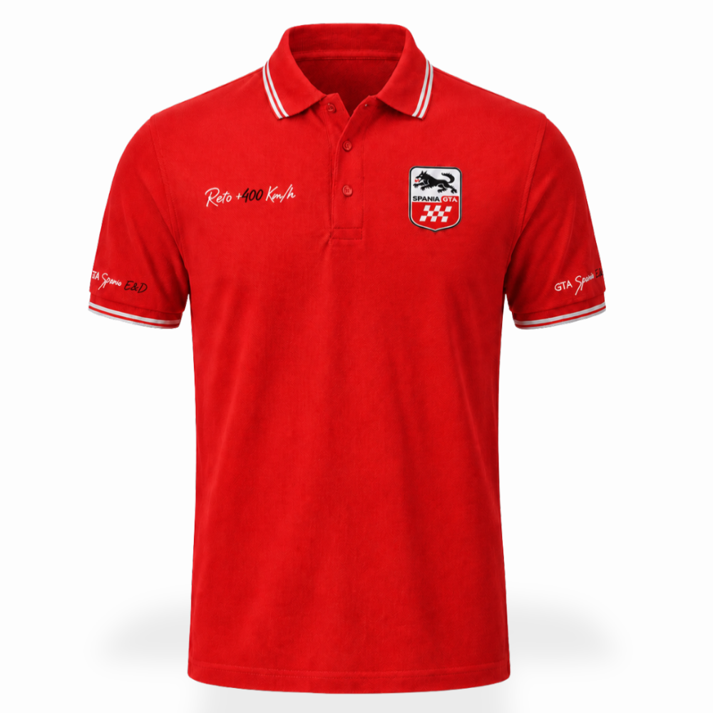 Polo piqué - Hombre R+400 - Rojo
