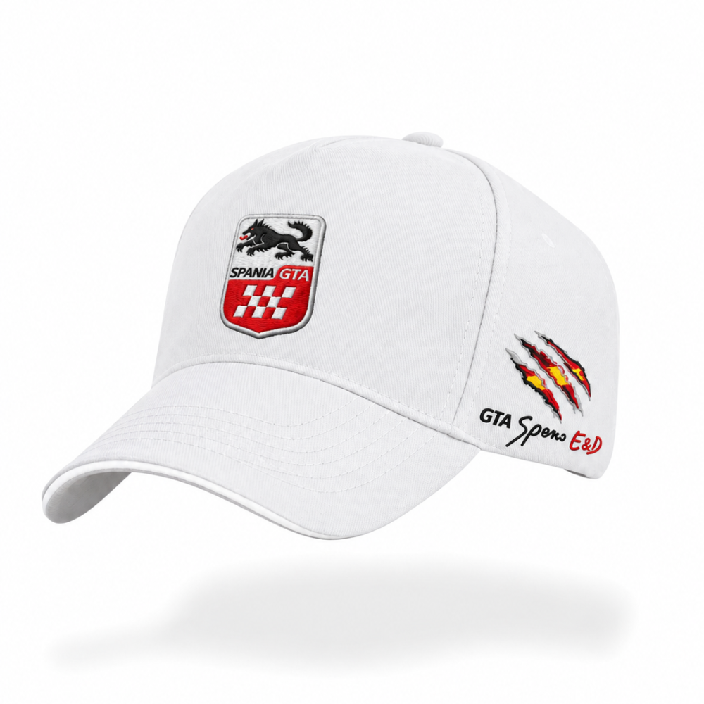 Gorra Reto +400 con logos bordados - Blanco